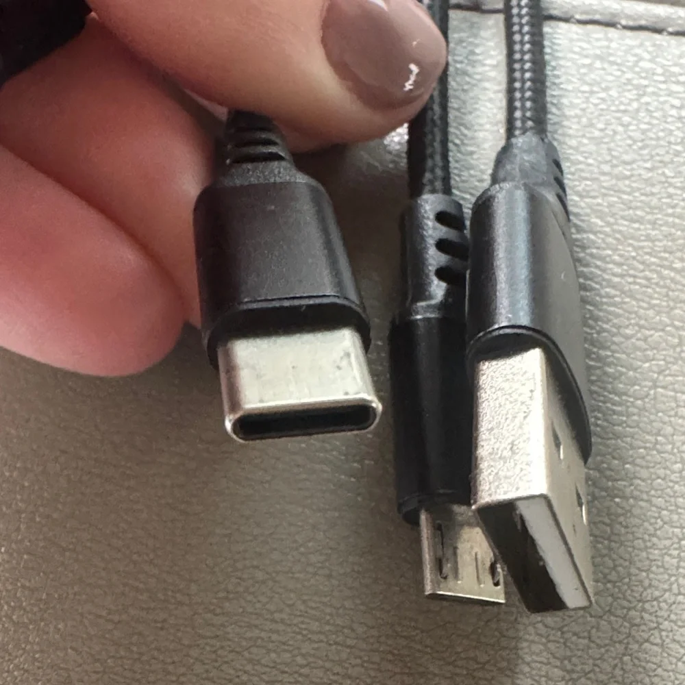 Black Multi-Connector Charging Cable